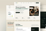 Fintech SaaS Landing Page Template, an UI Kit Template by Pitchlook.Studio (Thumbnail 2 of 3)