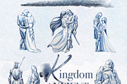 Hand Painted Ancient Kingdom Clipart, an Education Illustration by ArtCreationsDesign (Thumbnail 6 of 11)