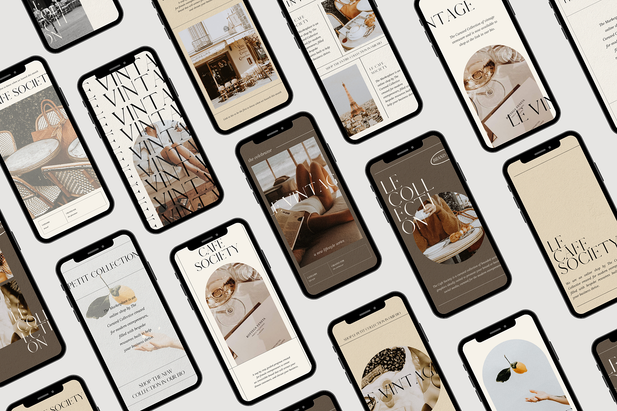 Cafe Society Social Media Templates, a Social Media Template by Le Maison Bohem (Photo 10 of 11)