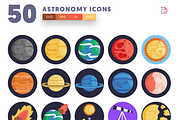 50 Astronomy Icons, an Icon by Dighital (Thumbnail 3 of 10)