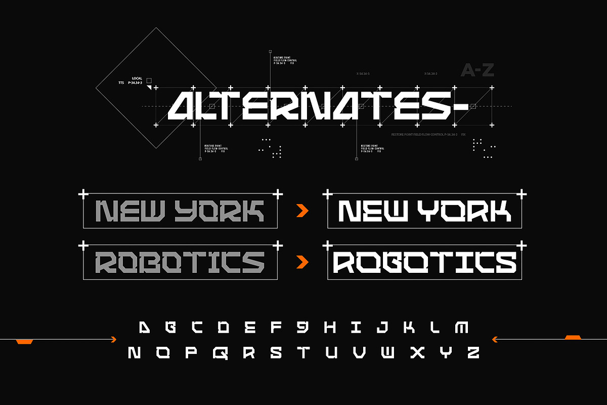Nexascream Labs - Futuristic Font, a Font by Aksapix Studio (Photo 7 of 9)