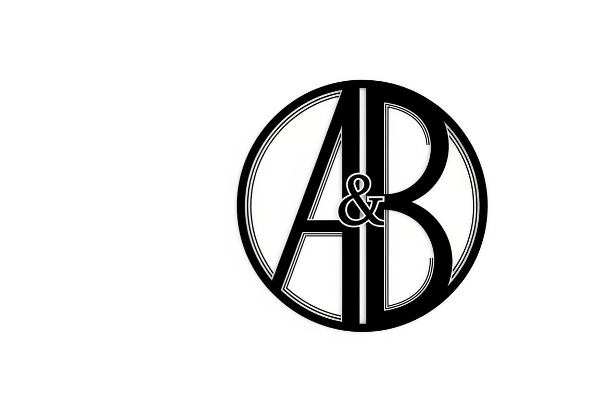 couple initial circle monogram, an Illustration by Amazin_art (Photo 19 of 31)