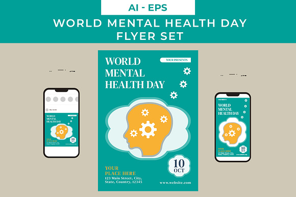 Health Day Flyer Set
