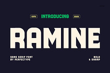 Ramine Modern Futuristic Sans Serif