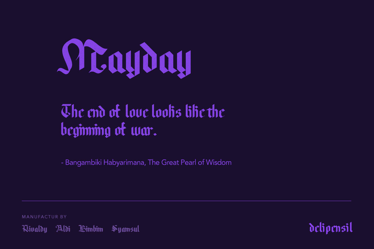 Woliy Medium Font preview 2