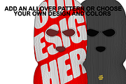 Balaclava Mask Vector Flat Mockup, a Mask Mockup by Infinity Mockups (Thumbnail 3 of 8)