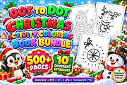 Christmas Dot to Dot Activity Book, a Seasonal Illustration by Ink Gallery (Thumbnail 1 of 4)