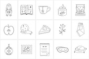 Winter everyday line icon set, an Outline Icon by NatalieArtShop (Thumbnail 4 of 16)