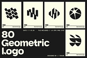 Geometric Logo Pack, a Solid Icon by Tekuni (Thumbnail 1 of 14)