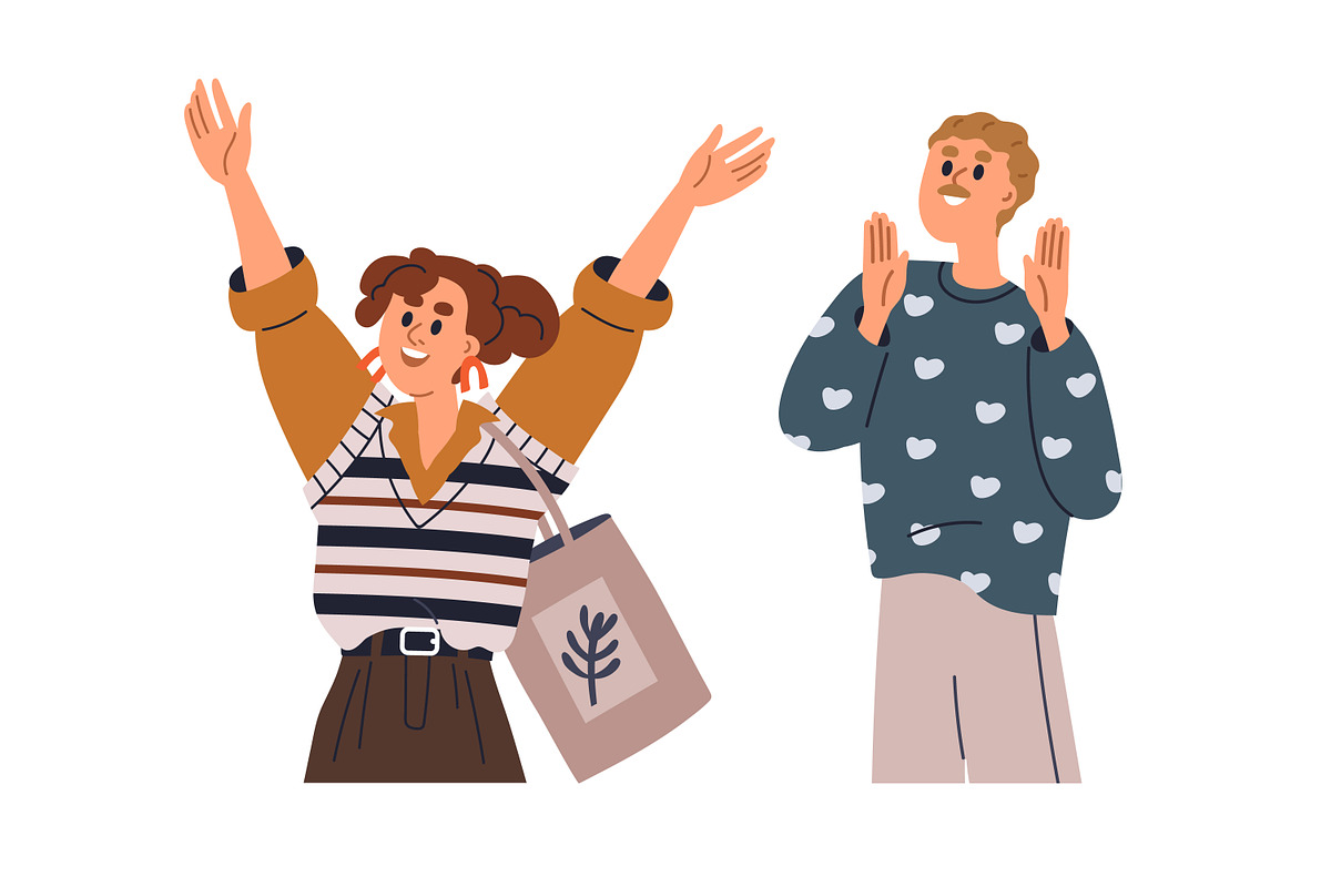 Modern happy people set, a Person Illustration by Good Studio (Photo 7 of 8)