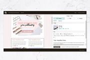 Canva & Mailchimp Template | Blush, an Email Template by Thirty One Palms Studio (Thumbnail 6 of 7)