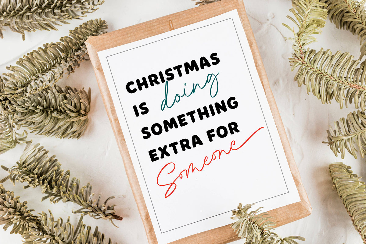 Joyful Christmas - A Font Duo, a Handwritten Font by Ainun Jinan (Photo 7 of 11)