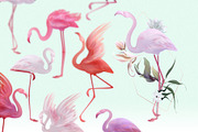 Flamingo - tropical constructor, a Decorative Illustration by Gluiki (Thumbnail 8 of 11)