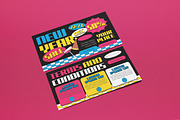 Black Yellow New Years Sale Voucher, a Card Template by graphicook (Thumbnail 3 of 6)