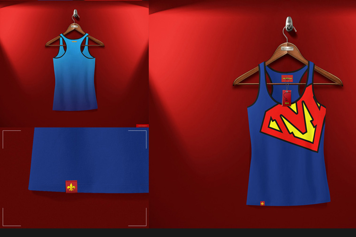 Racerback Tank On 5 Stages Mock-up, a Hoody Mockup by Mocca Mockups Store (Photo 5 of 68)