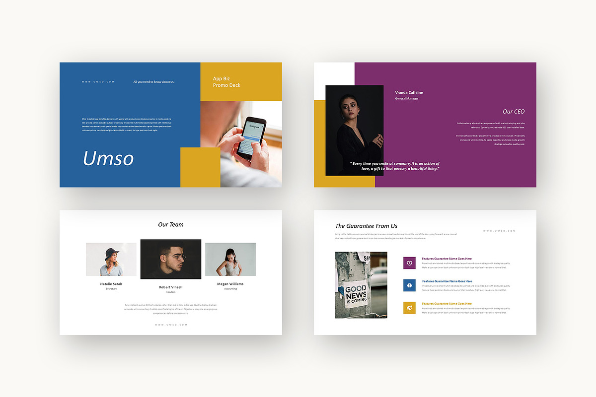 Umso : App Biz Promo Powerpoint preview 2