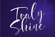 Trully Shine, a Script Font by Epiclinez (Thumbnail 1 of 5)