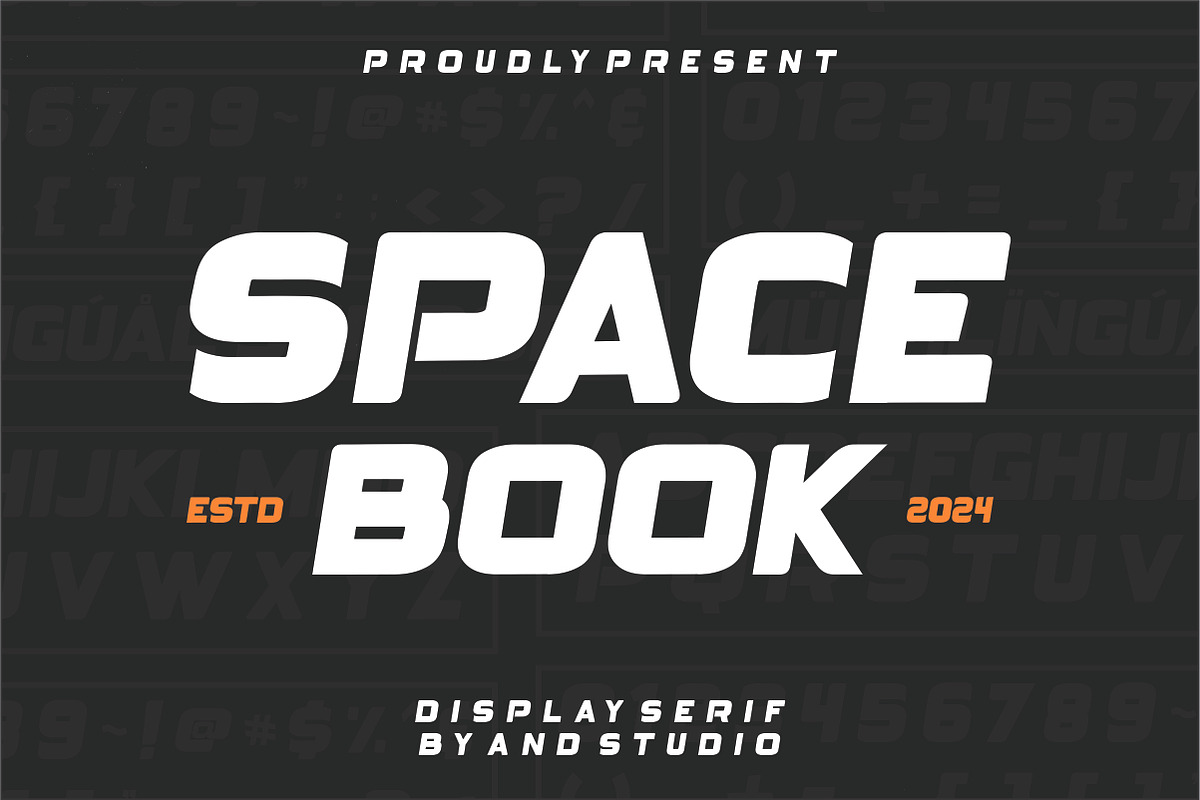 SPACEBOOK, a Sans Serif Font by And Studio (Photo 1 of 19)