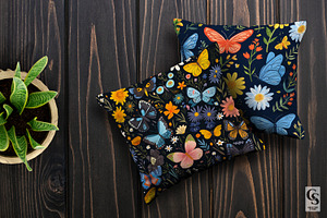 Spring Floral Butterflies Patterns