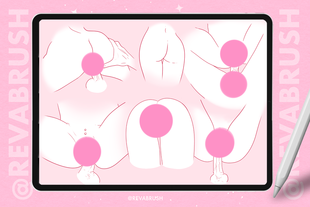Procreate Female Mature Adult brush, a Brush Add-On by Revabrush (Photo 3 of 5)