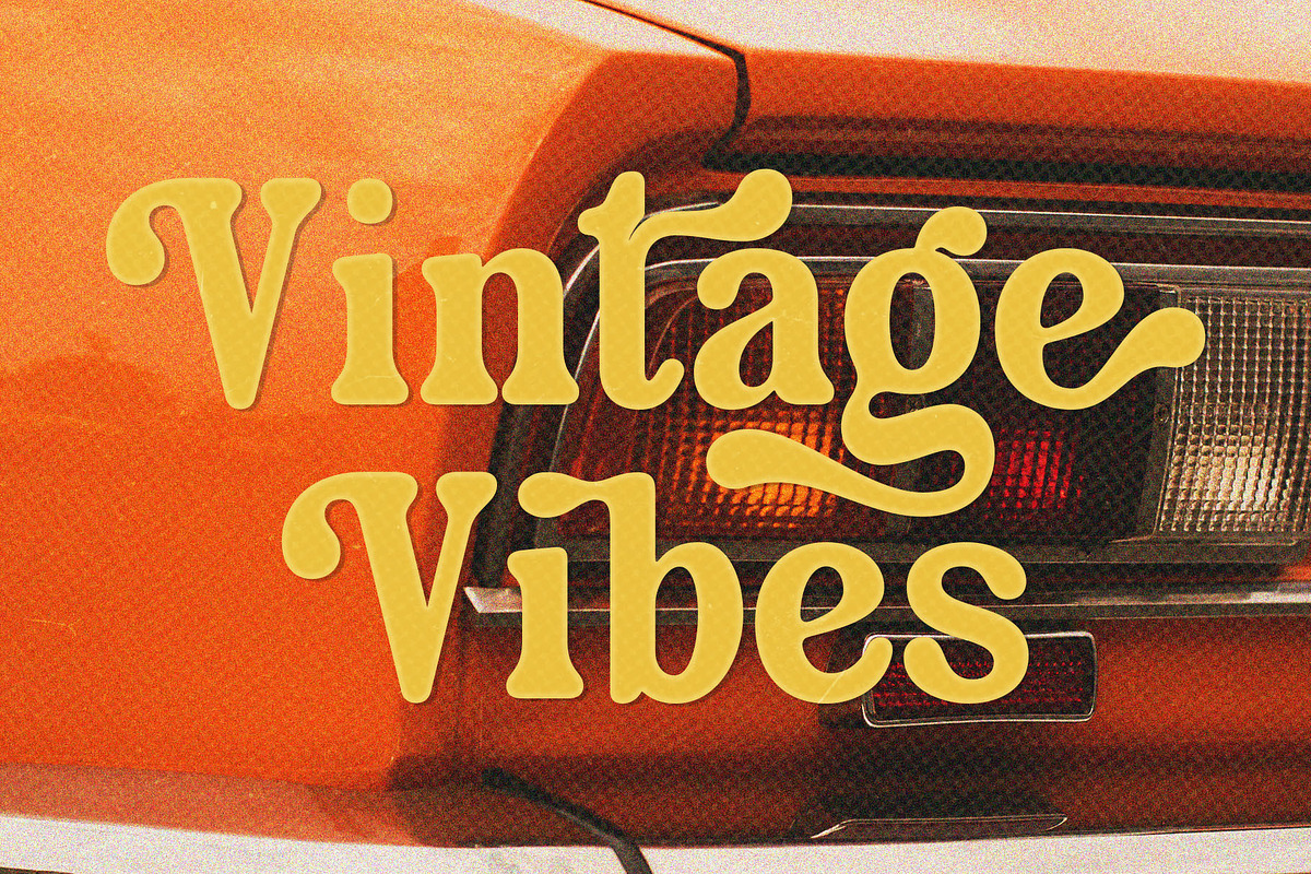 Velvet Mango – Retro Serif Font, a Serif Font by Krismagraph (Photo 7 of 12)