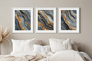 Golden Gray Agate Textures Paper Set, a Background Graphic by V Design Creator (Thumbnail 6 of 12)