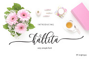 New kallita, a Script Font by mightype (Thumbnail 1 of 6)