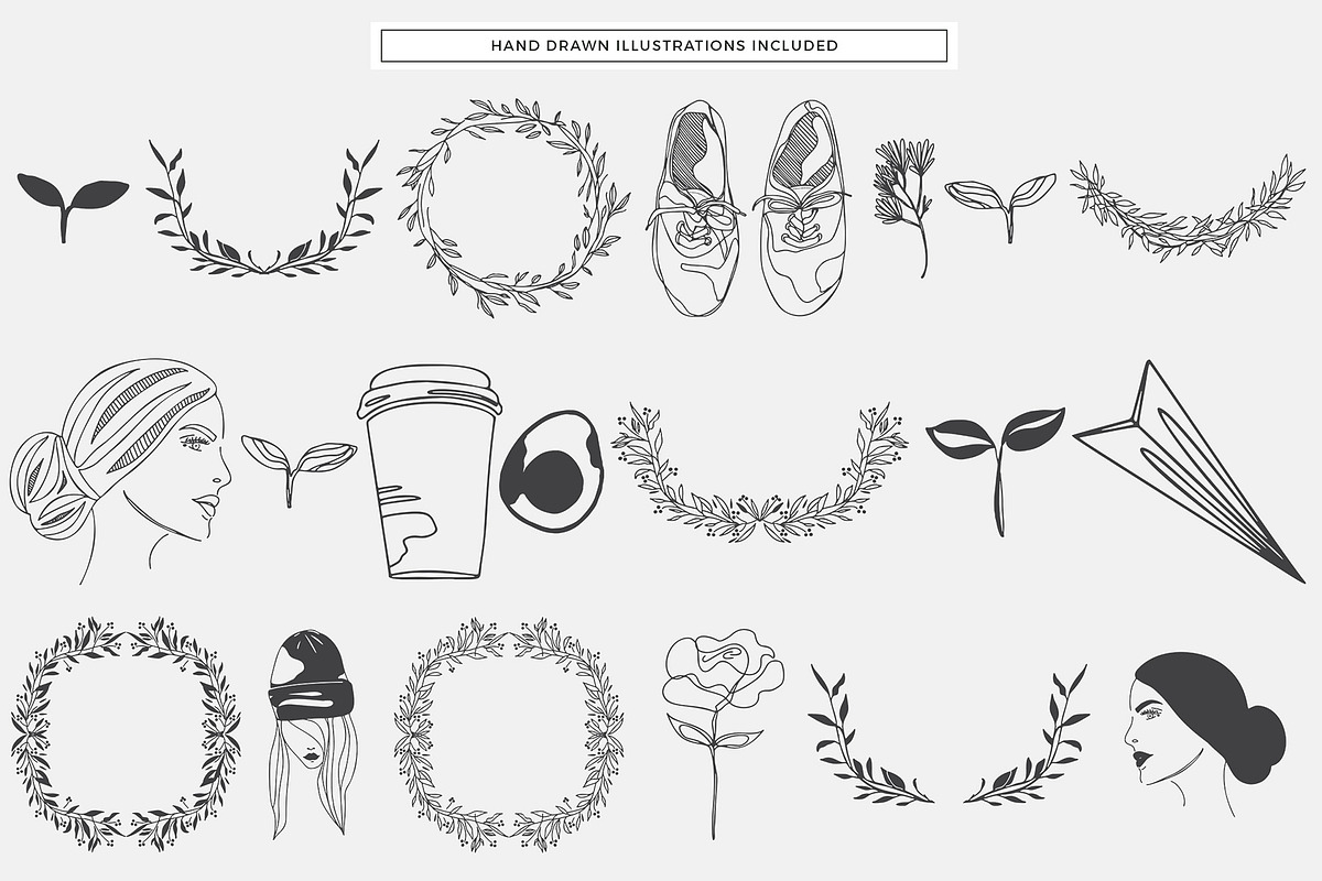 Remmí Hand-drawn Illustrations, a Seasonal Illustration by Feather & Sage Design (Photo 9 of 11)