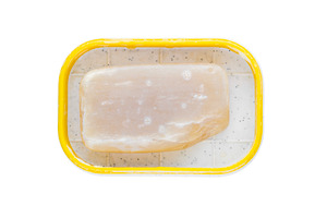 Piece of used soap in a soap dish, a Health & Medical Photo by BOOCYS