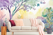 Dreamy Forest, a Background Graphic by Curve Design (Thumbnail 3 of 7)