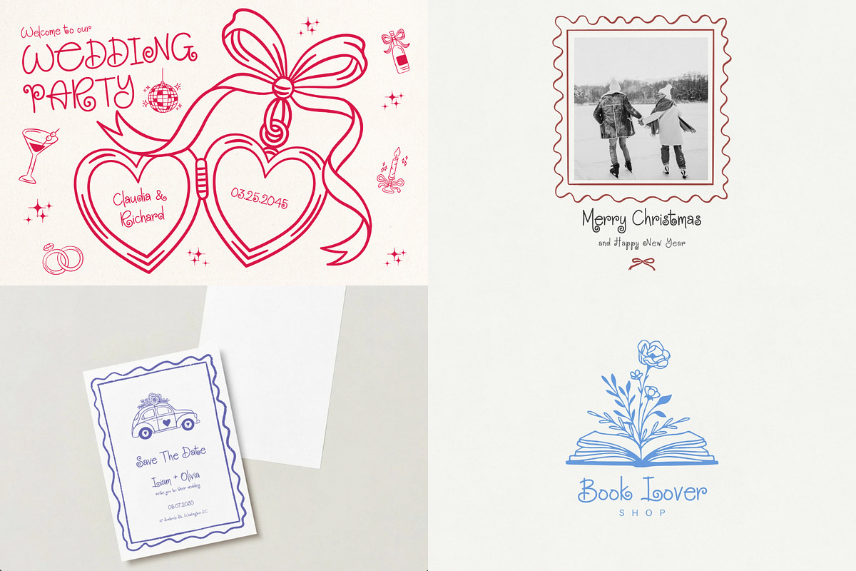 Cottagecore Font Bundle - 90 Fonts!, a Serif Font by HipFonts (Photo 7 of 20)