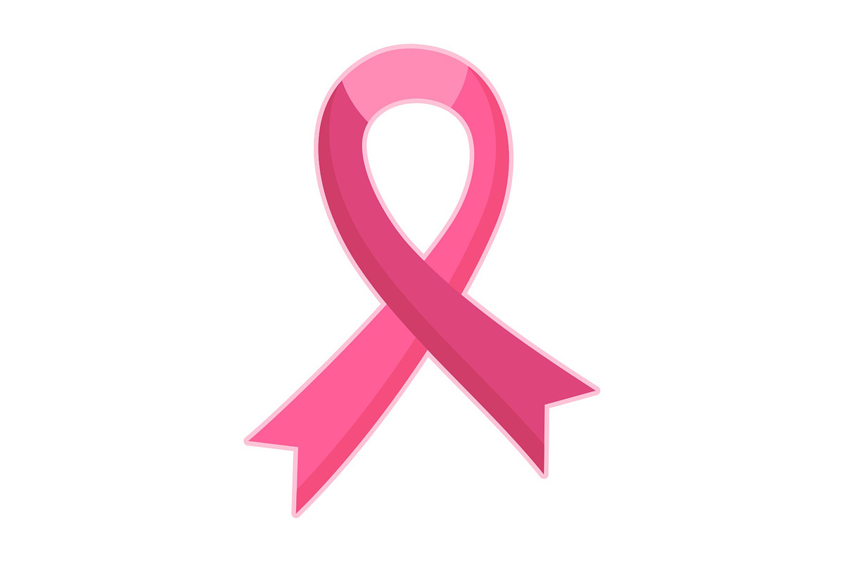 Pink Ribbon Illustration Icon, an Icon by Pexelpy (Photo 1 of 2)