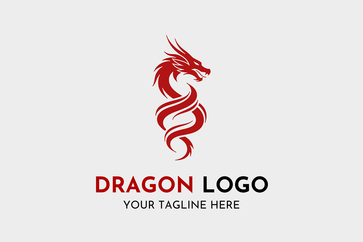 Dragon Powerful Emblem Logo Design, a Branding & Logo Template by Megafox Studio (Photo 2 of 2)