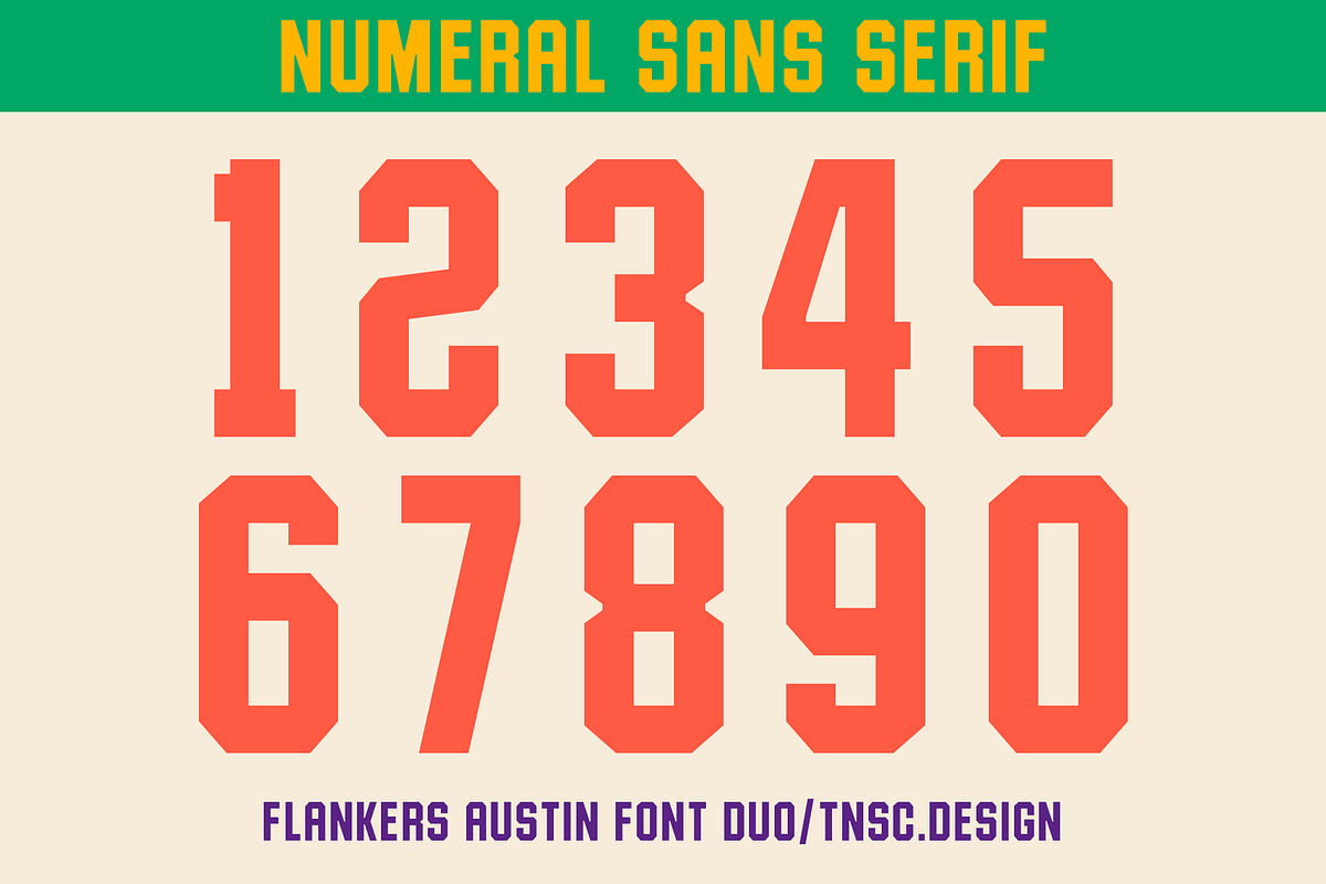 Flankers Austin - Varsity Font Duo!, a Sans Serif Font by The Native Saint Club (Photo 16 of 16)