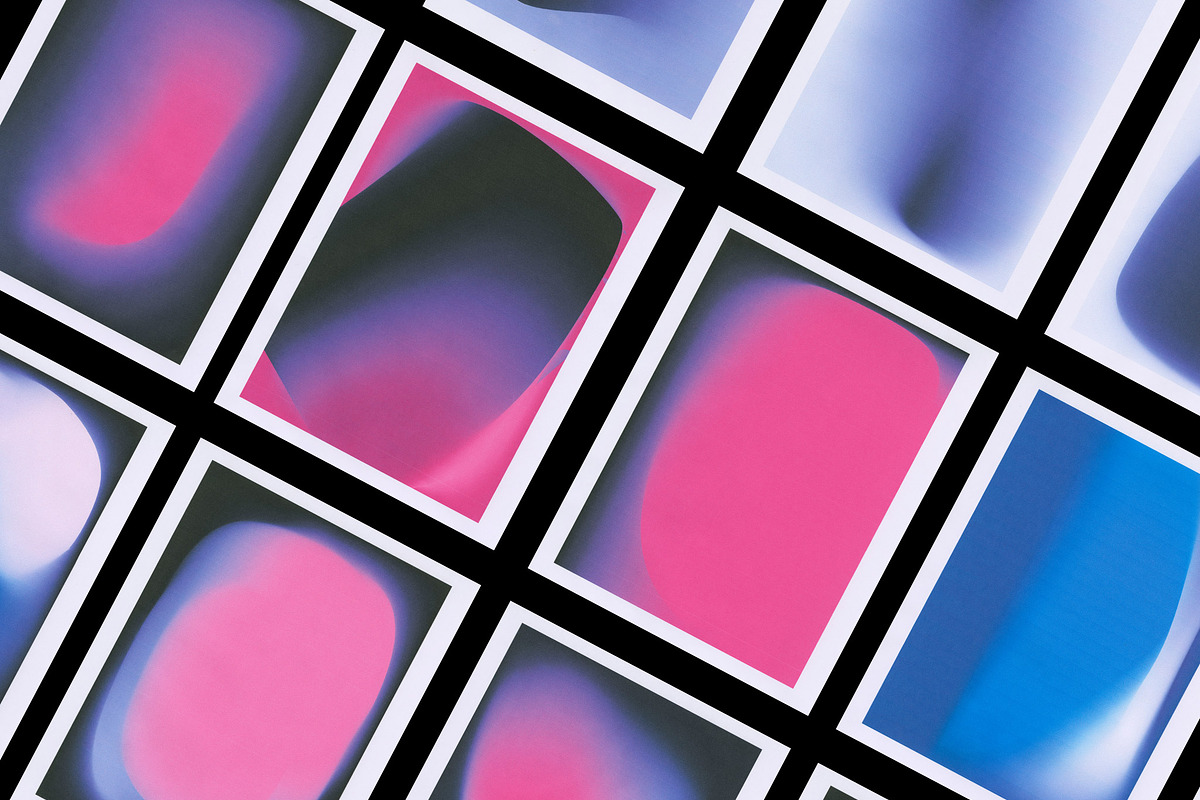RETROGRADE: Retro Gradient Textures, a Texture Graphic by BLKMARKET© (Photo 2 of 8)