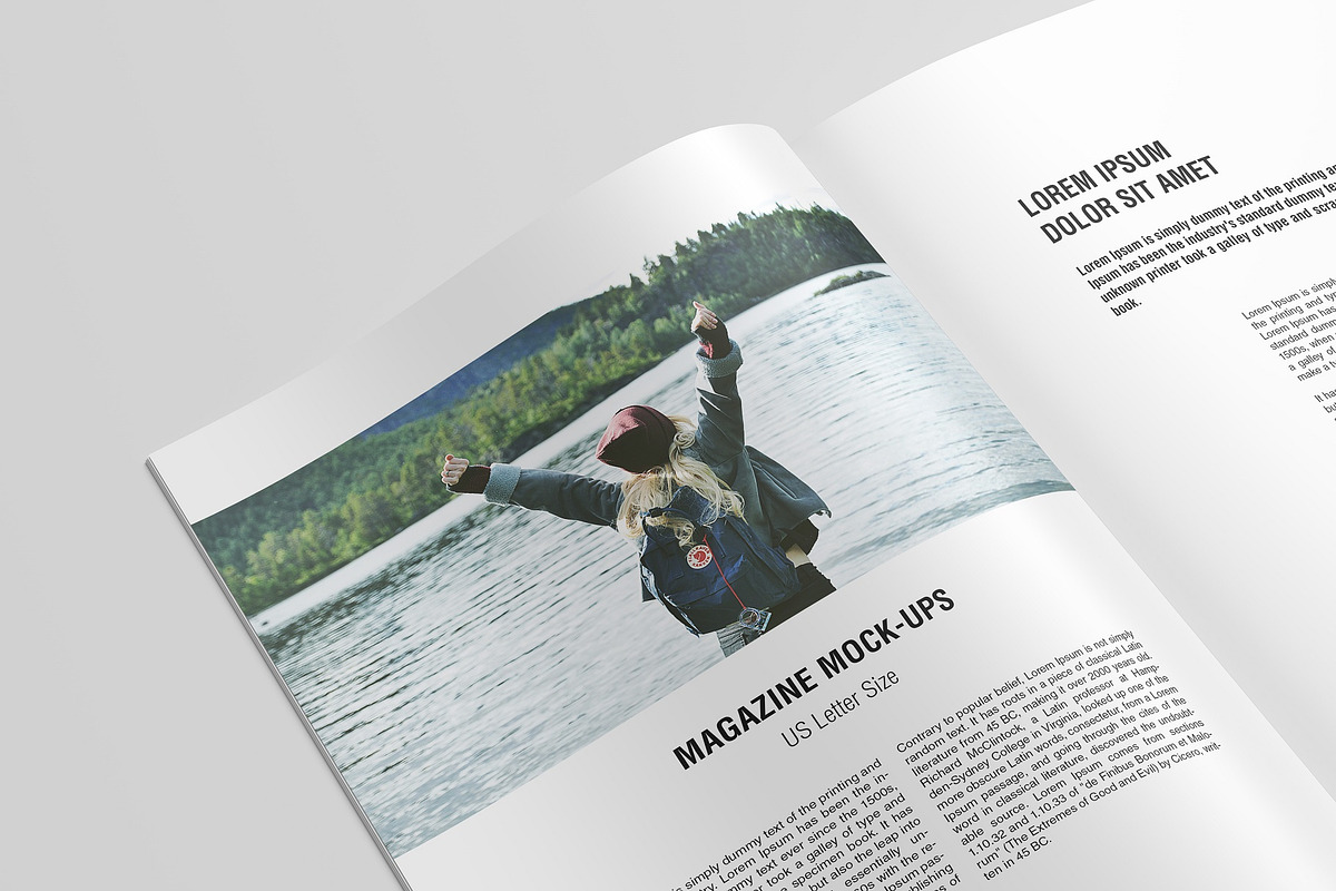 US Letter Magazine Mockup, a Books & Magazine Mockup by graphiccrew (Photo 10 of 19)