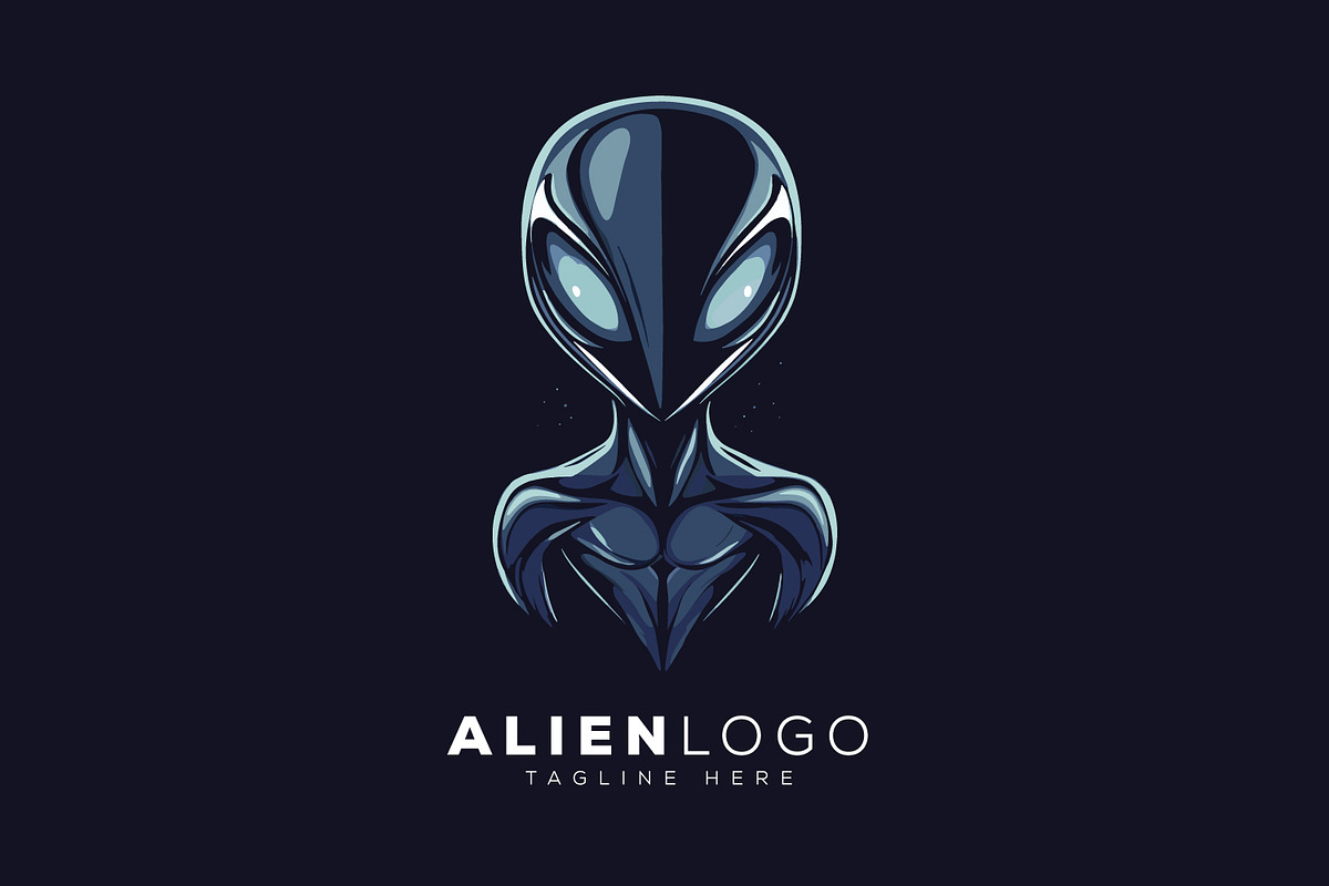 Alien Logo, a Branding & Logo Template by Xoovion