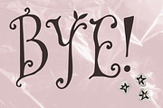 Garden Got In Tendril Display Font, a Handwritten Font by The October Creative (Thumbnail 8 of 8)
