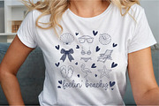 Vintage Blue Summer Beach Coquette B, an Illustration by Sublimation Artist (Thumbnail 6 of 9)