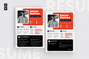 Modern Resume CV, a Resume Template by iDoodle Studio (Thumbnail 1 of 4)