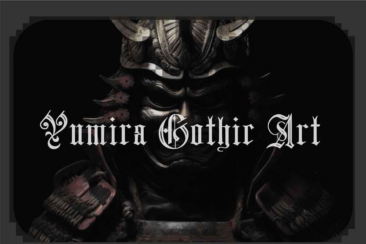 Yumirai Gothic Art, a Blackletter Font by cromatixclassroom (Photo 4 of 5)