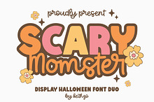 Scary Momster - Halloween Font Duo