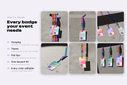 ID Card Lanyard Mockup Pack, a Merchandise Mockup by Motion-Box (Thumbnail 2 of 4)