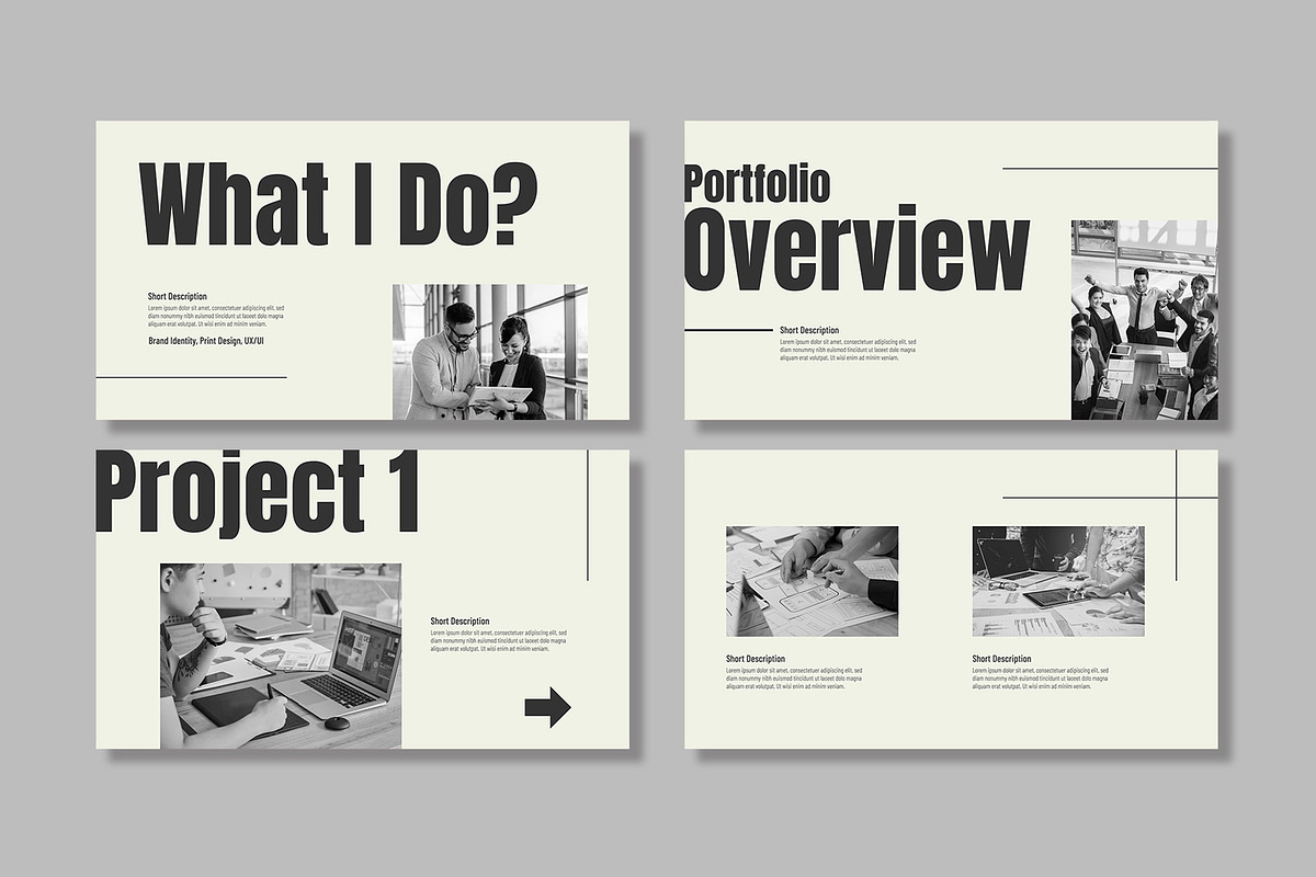 Portfolio Presentation Template, a Presentation Template by Mighty-Slide (Photo 3 of 5)