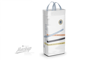 Travel Bag Diapers Packaging Mockup