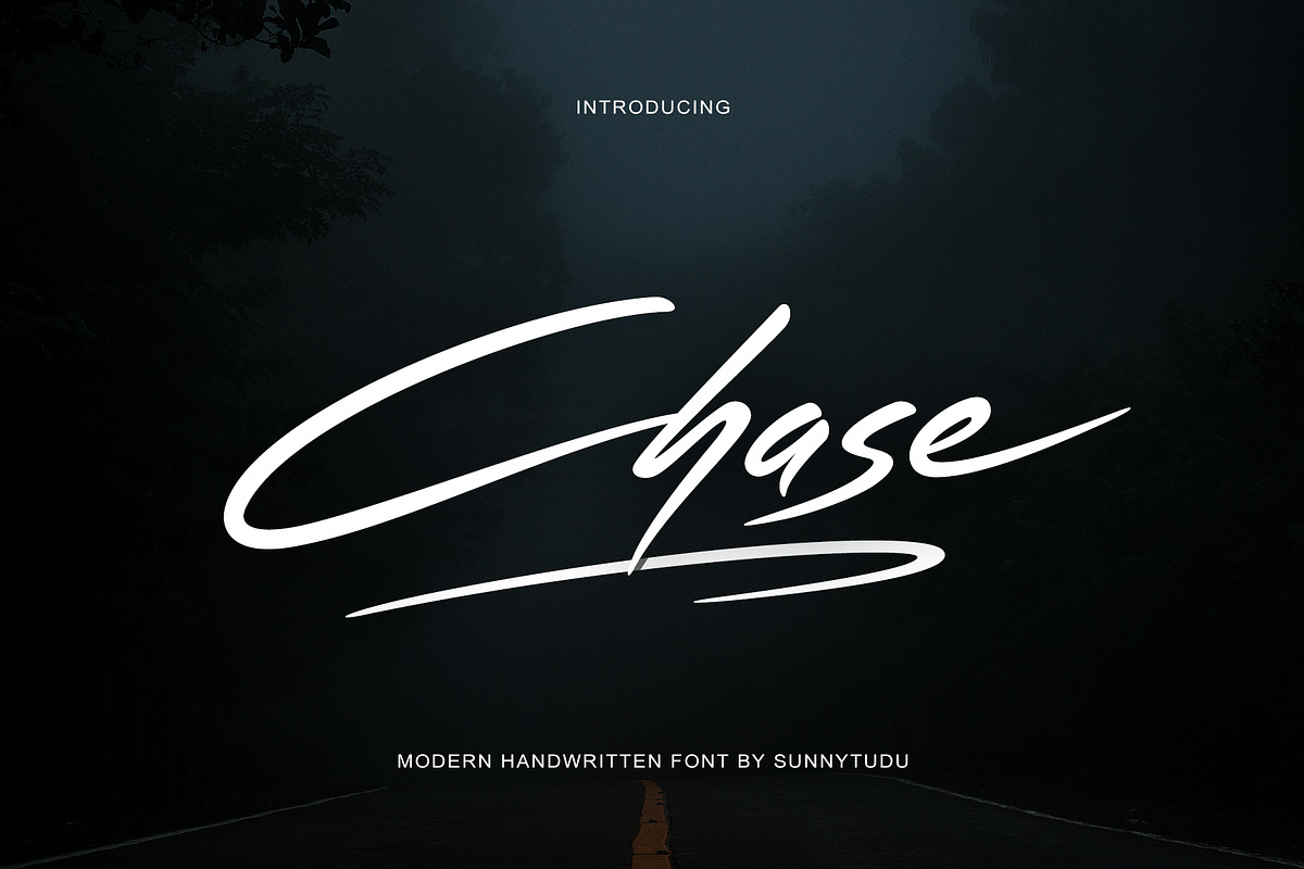 Chase Handwritten Font, a Font by sunnytudu (Photo 1 of 10)