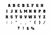 Black Star, a Serif Font by Fourteen Letter (Thumbnail 3 of 7)