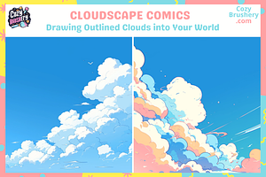 Procreate Comic Cloud Outline Brush