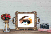 Watercolor Eye 1, an Illustration by esylvia (Thumbnail 2 of 2)