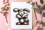 Watercolor easter bunny clipart, an Illustration by SinaCreation (Thumbnail 6 of 11)